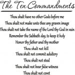 ten commandments umcl